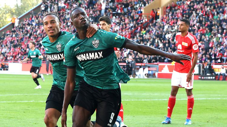 Nicht aufzuhalten: die Fußballer des VfB Stuttgart.