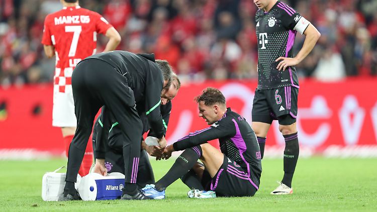 Goretzka musste in Mainz mit einer Handverletzung vom Platz.