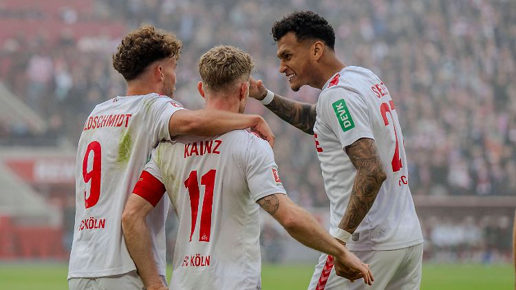 Kapitän Florian Kainz führte den 1. FC Köln zum Sieg.
