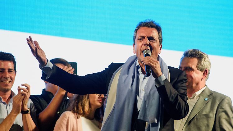 Wahlgewinner Massa ist amtierender Wirtschaftsminister. 