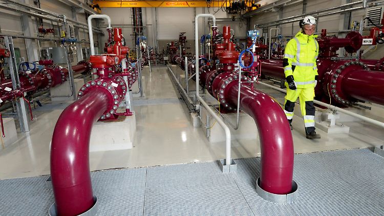 Die Balticconnector genannte Pipeline transportiert Gas von Estland nach Finnland.