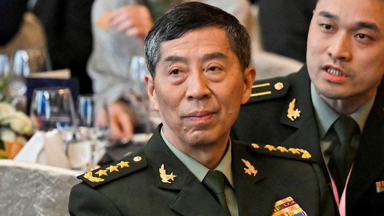 Li Shangfu war seit März 2023 Chinas Verteidigungsminister gewesen. 
