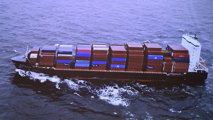 Foto des finnischen Grenzschutzes von dem in Hongkong registrierten Frachtschiff "Newnew Polar Bear".