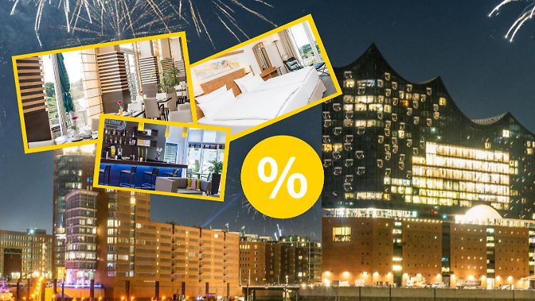 Just Away lädt nach Hamburg ein, um Silvester im 4-Sterne-Hotel samt Galabuffet und wunderschönem Feuerwerk zu feiern.