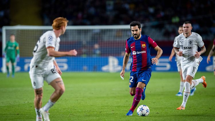 Ilkay Gündogan führte den FC Barcelona zum Sieg über Schachtar Donezk.