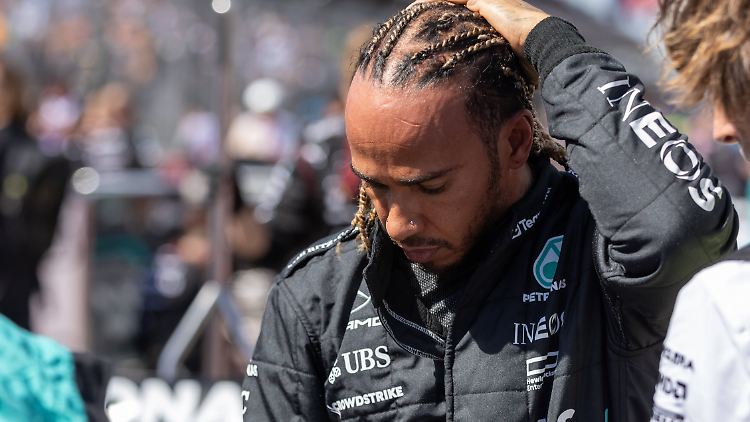 Hamiltons Bolide war nicht regelkonform, der Brite wurde disqualifiziert.