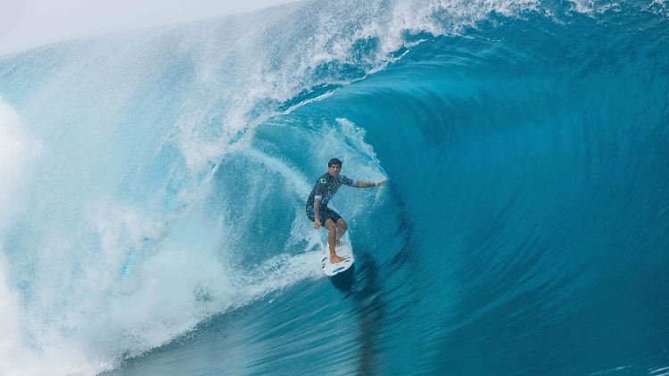 Die Wellen vor Teahupoo gehören zu den besten der Welt.