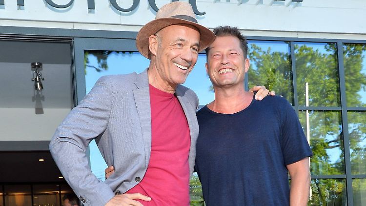 Sind seit vielen Jahren gut befreundet: Heiner Lauterbach (l.) und Til Schweiger.