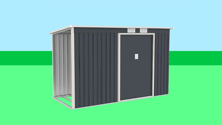 Kompakte Hütte: Diesen Geräteschuppen gibt es günstig bei Netto.