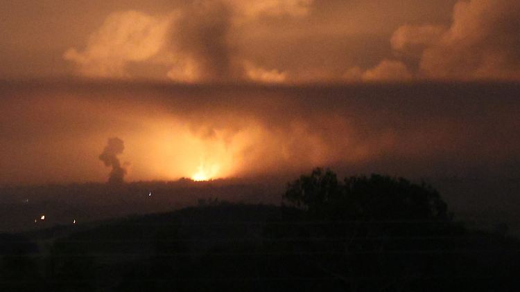 Ein israelischer Oberst spricht von einer "im Gazastreifen bisher nie gesehenen Feuerkraft".
