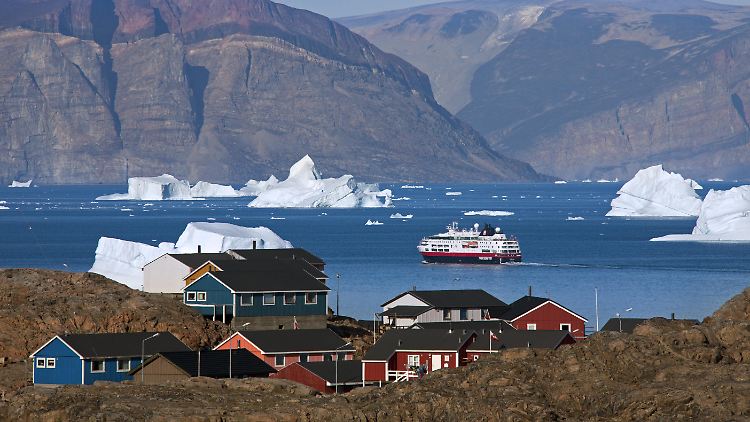 Der Uummannaq Fjord im Norden Grönlands.