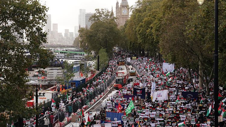 Die Innenstadt von London am Nachmittag: Wieder wird das Existenzrecht Israels bestritten.