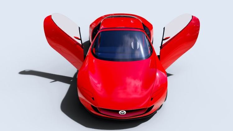 Der Mazda Iconic SP zählt zu den schönsten Schaustücken in Tokio.