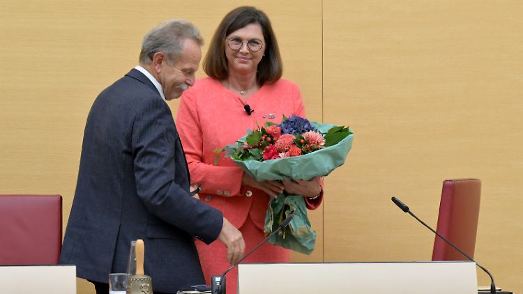 Aigner wurde erneut zur Landtagspräsidentin gewählt.
