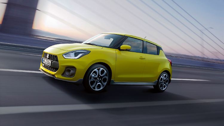Das sportive Design des kleinen Suzuki passt durchaus zum spritzigen Namen Swift.