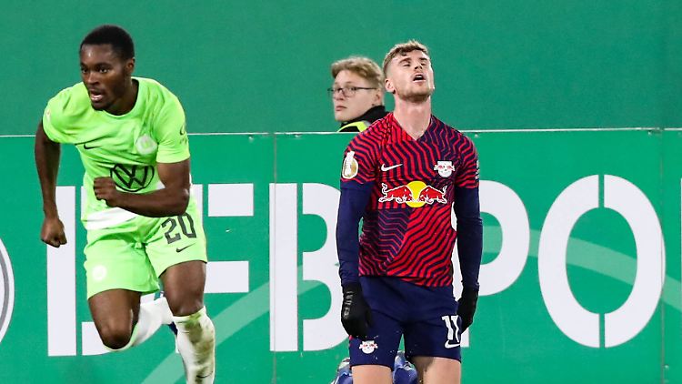 Timo Werner und seine Leipziger sind schon raus aus dem Pokal.