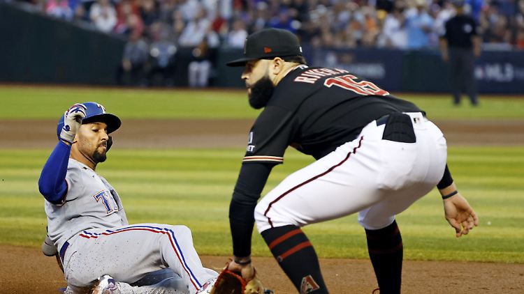 Marcus Semien (l.) war einer der Stars beim Sieg gegen die Diamondbacks.