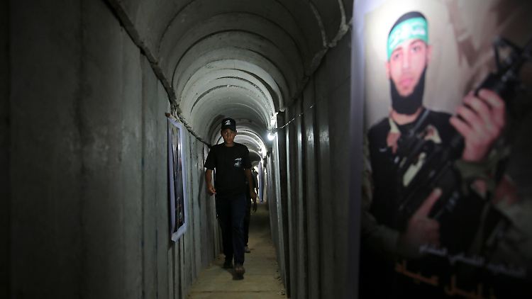 Die Hamas hat ein weitverzweigtes Höhlensystem unter dem Gazastreifen.