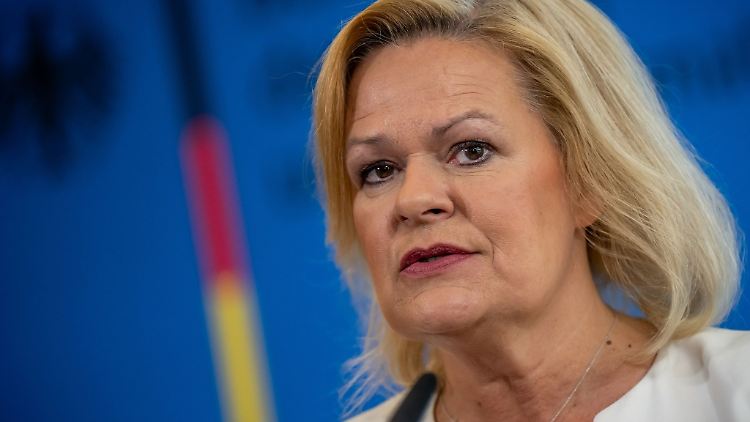 Bundesinnenministerin Nancy Faeser.