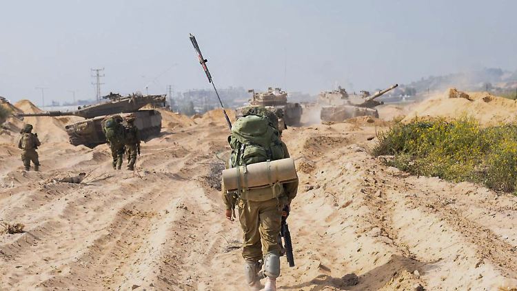 Etappenweise waren israelische Truppen bis nach Gaza-Stadt vorgedrungen.