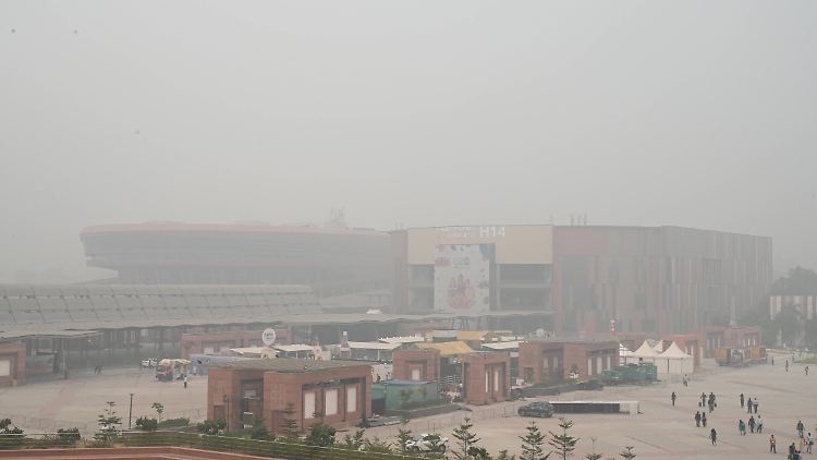 Neu-Delhi im frühen November 2023.