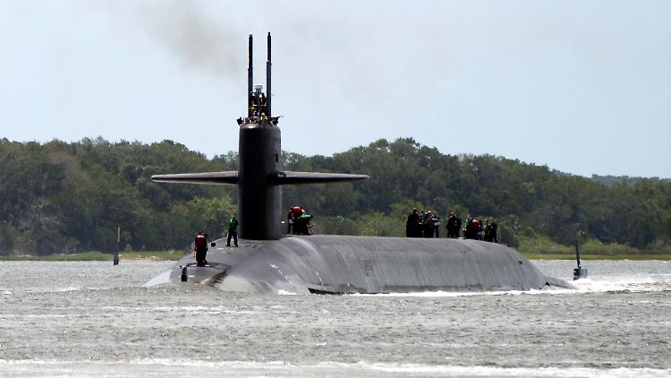 Das Atom-U-Boot "USS Maryland" der Ohio-Klasse kehrt im Juni 2019 in den Heimathafen der Naval Submarine Base Kings Bay in Georgia zurück. 