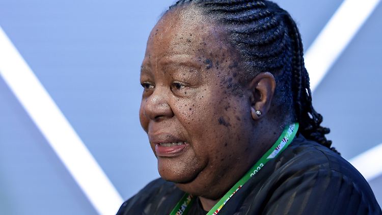 Die Außenministerin von Südafrika, Naledi Pandor, erwartet von ihren Entsandten einen "vollständigen Bericht"
