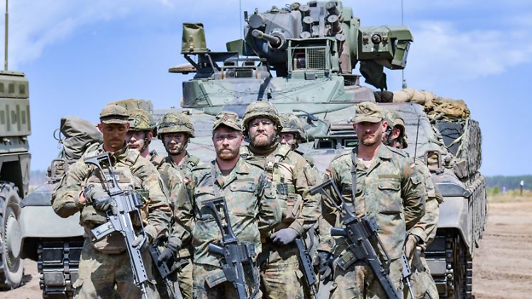 Soldaten der Bundeswehr befinden sich bereits in Litauen. Viele weitere sollen folgen.