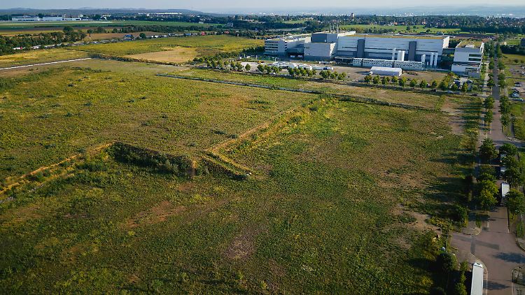 TSMC kündigte im August an, auf diesem Gelände in Dresden die Fabrik zu bauen.