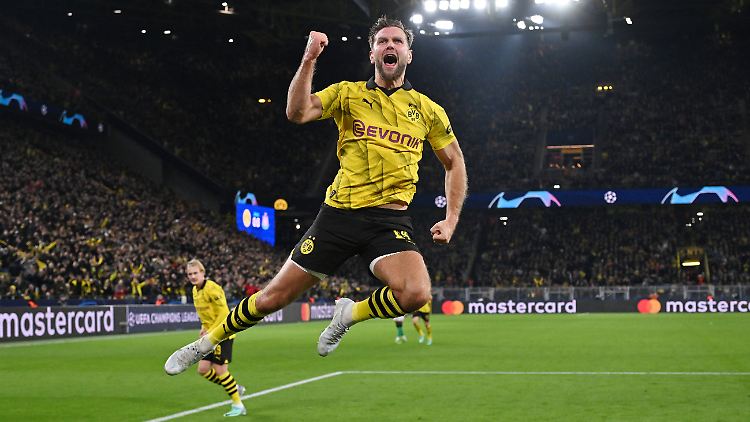 Füllkrug feierte sein erstes Tor in der Champions League.