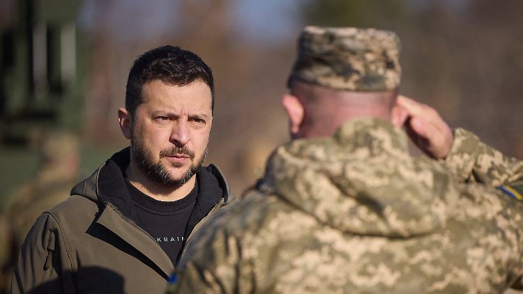 Der ukrainische Präsident ist bemüht, Kriegsmüdigkeit etwas entgegenzusetzen.