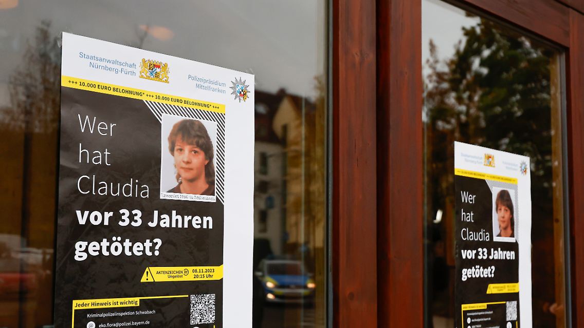 Die Ermittler haben zum Mord von Claudia Obermeier neue Spuren und rollen die Ermittlungen nach mehr als 33 Jahren wieder auf.