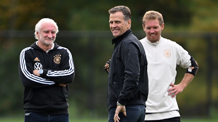 Bierhoff besuchte das DFB-Team bei deren Reise in die USA.