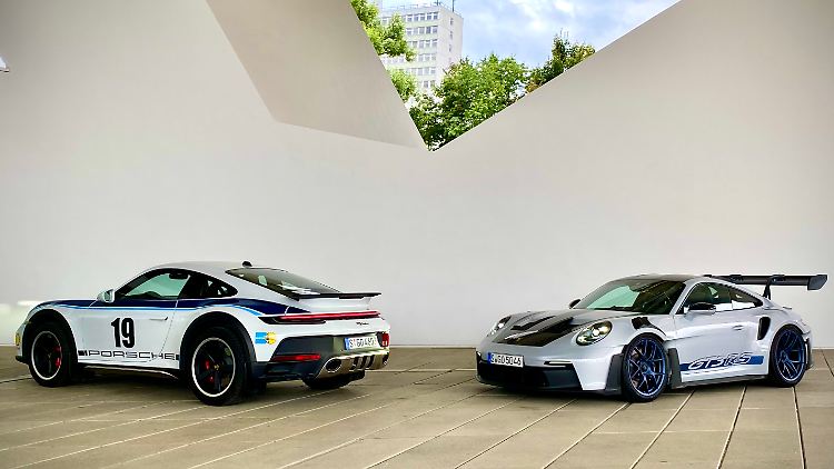 Die beiden Extrem-Modelle Porsche Dakar und GT3 RS sind für völlig unterschiedliche Einsatzzwecke konzipiert.