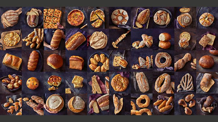 Überwältigender Lutz Geißler: 50 Brotsorten aus nur einem Hefeteig, von herzhaft bis süß.