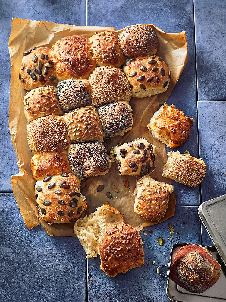 Die Lunchbox-Brötchen sehen viel von der Welt. Sie kommen mit in die Schule, ins Büro, zu Terminen und Tagesausflügen.