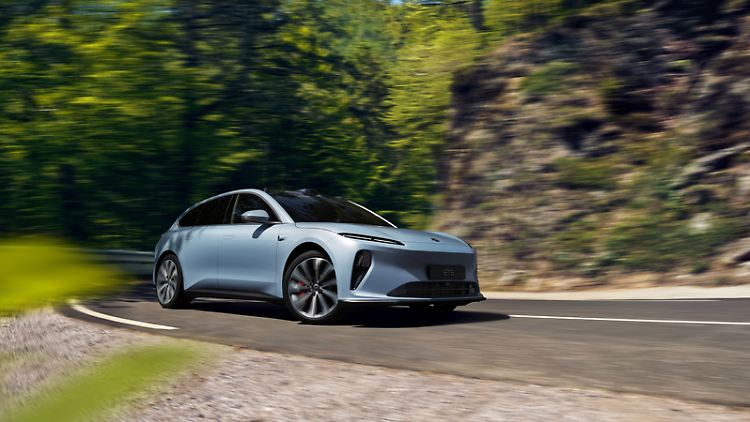 Noch relativ neu: Die Elektromarke Nio hält Modelle wie den ET5 Touring im Programm.