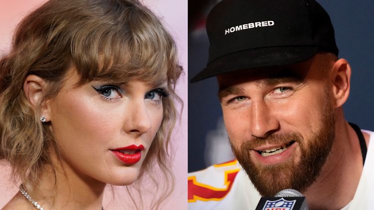 Jetzt ganz offiziell ein Paar? Taylor Swift und Travis Kelce.