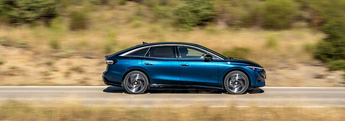 Neues E-Auto aus Wolfsburg: Der ID.7 fährt in die gehobene Mittelklasse vor.