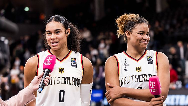 Satou (links) und Nyara Sabally spielen in der WNBA für Dallas Wings und New York Liberty.