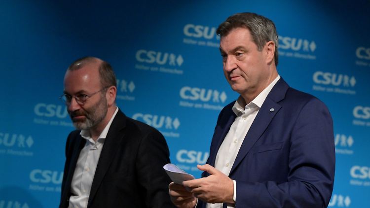 Söders CSU schickt wieder Weber (l.) ins Rennen.