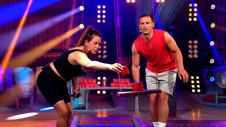 Konnten kaum glauben, überhaupt im Finale zu sein: Justine und Arben