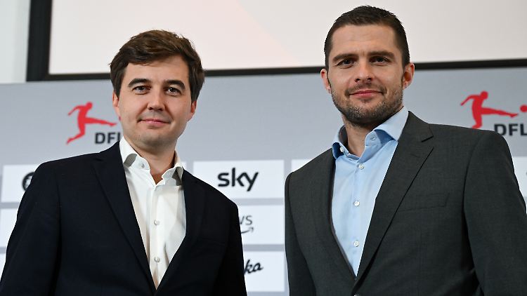 Die neuen DFL-Bosse Steffen Merkel (l.) und Marc Lenz.