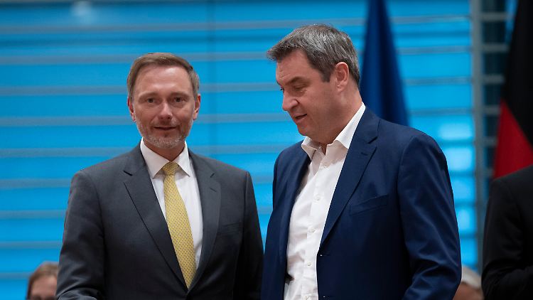 Markus Söder sieht in Christian Lindner den Hauptschuldigen.