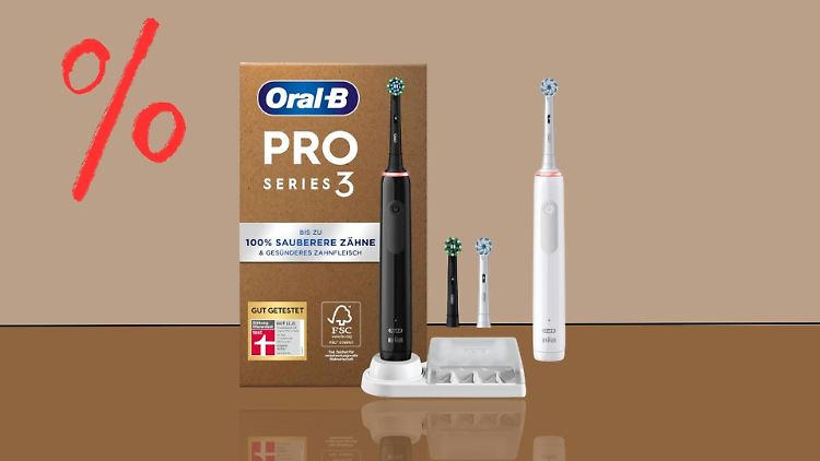 Praktisch: Zum Black Friday ist die elektrische Zahnbürste von Oral B im Doppelpack erhältlich.