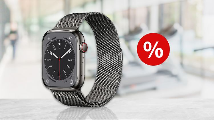 Eine edle Erscheinung am Handgelenk: Diese Apple Watch ist zum Black Friday mit Rabatt zu haben.
