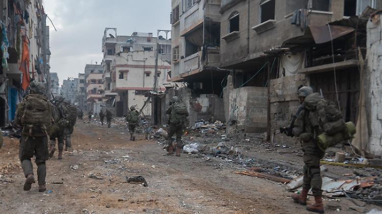 Israelische Soldaten in Gaza-Stadt. "Es bleibt noch einiges zu tun", sagt Generalstabschef Halevi.
