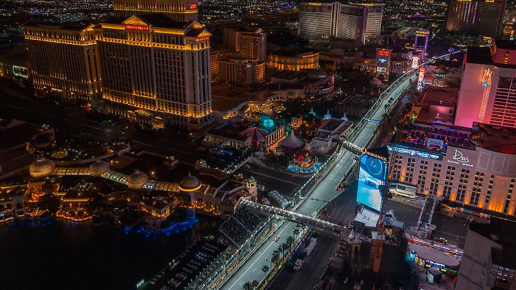 Die Formel 1 in Las Vegas soll eigentlich diese Bilder produzieren.