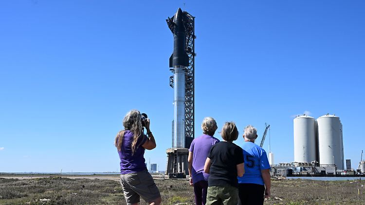 Starship soll Menschen später einmal zum Mars bringen - so die Vision von SpaceX-Chef Musk.