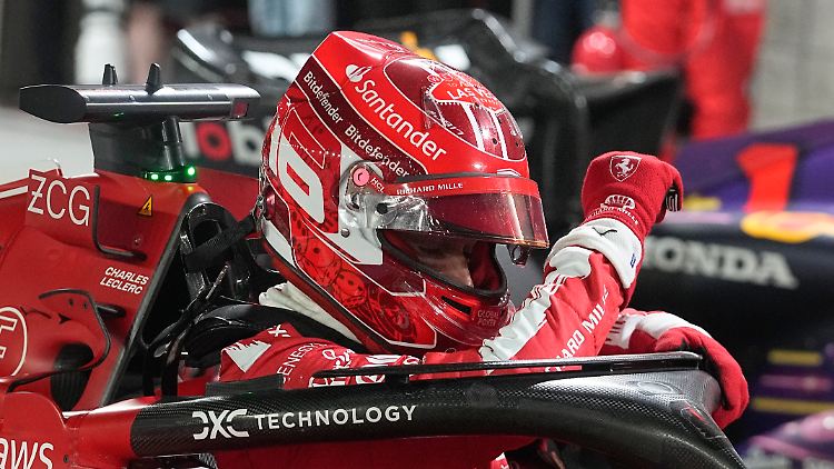 Charles Leclerc darf mal wieder jubeln.